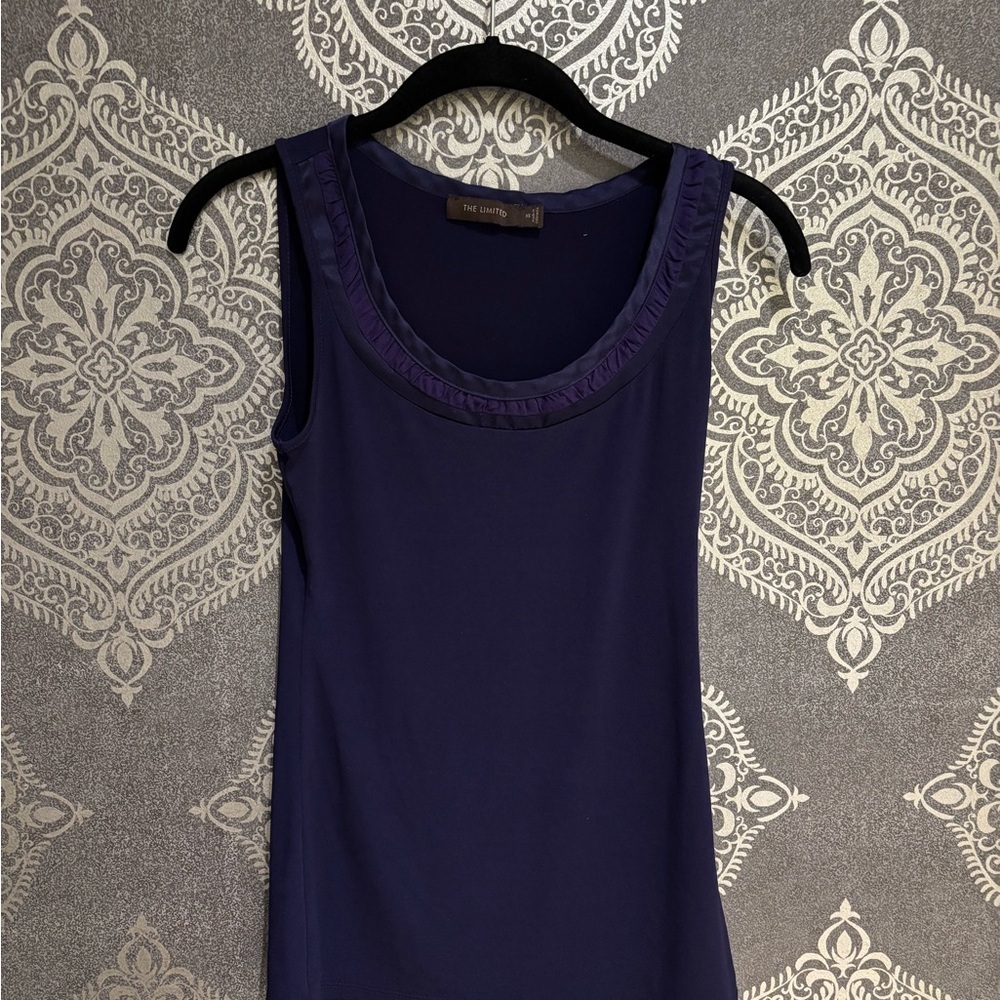 The Limited Purple Sleeveless Tank Top